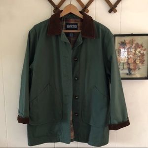 Vintage Forest Green Barn Coat